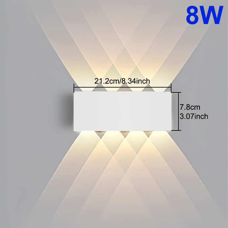 Telescoop Led Wandlamp ABS Outdoor IP65 Waterdichte Witte Wandlamp Voor Huis Villa Tuin Binnenplaats Veranda Trap Gang Licht: Licht Groen / changeable