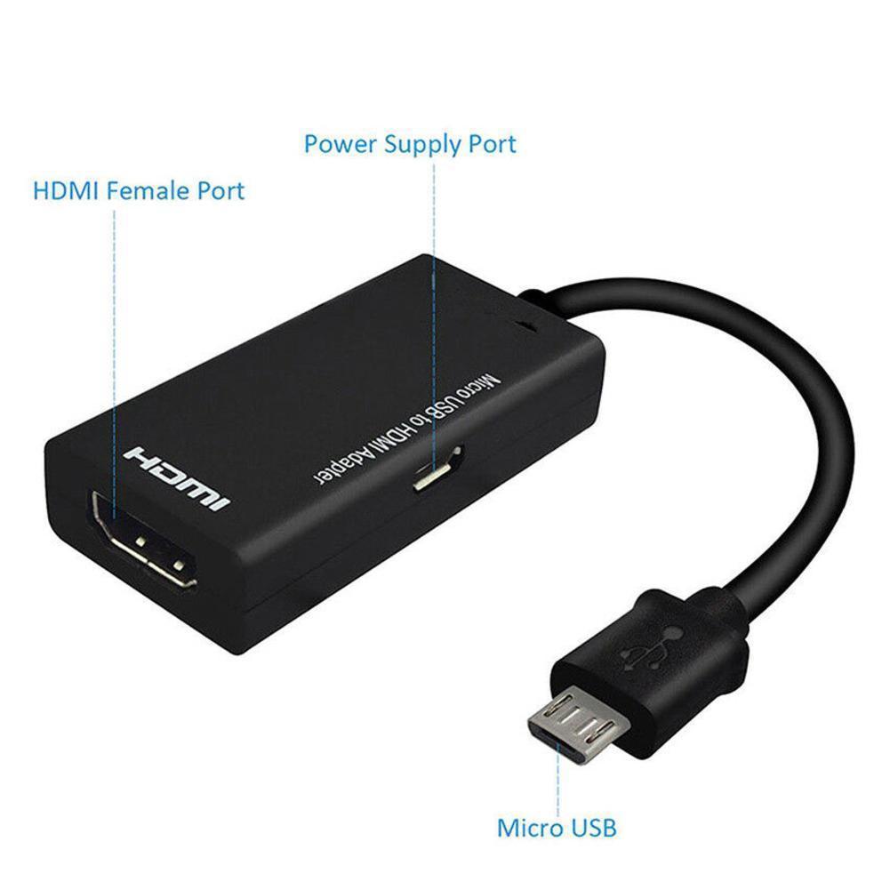 1Pc HTC LG Android HDMI Converter Mini Mirco USB Adapter Micro USB 2.0 MHL Naar HDMI Kabel HD 1080P Voor Android voor Samsung