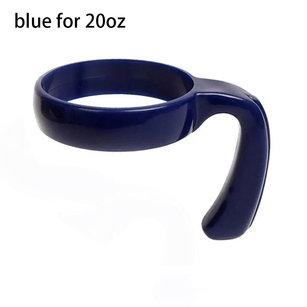 Portable Water Bottle Holder, Caneca Base, Tumbler Cup Handle, Garrafa Acessório, 6 Cor Cup Drink Rack, Drinkware, 1Pc: CINZA-ESCURO
