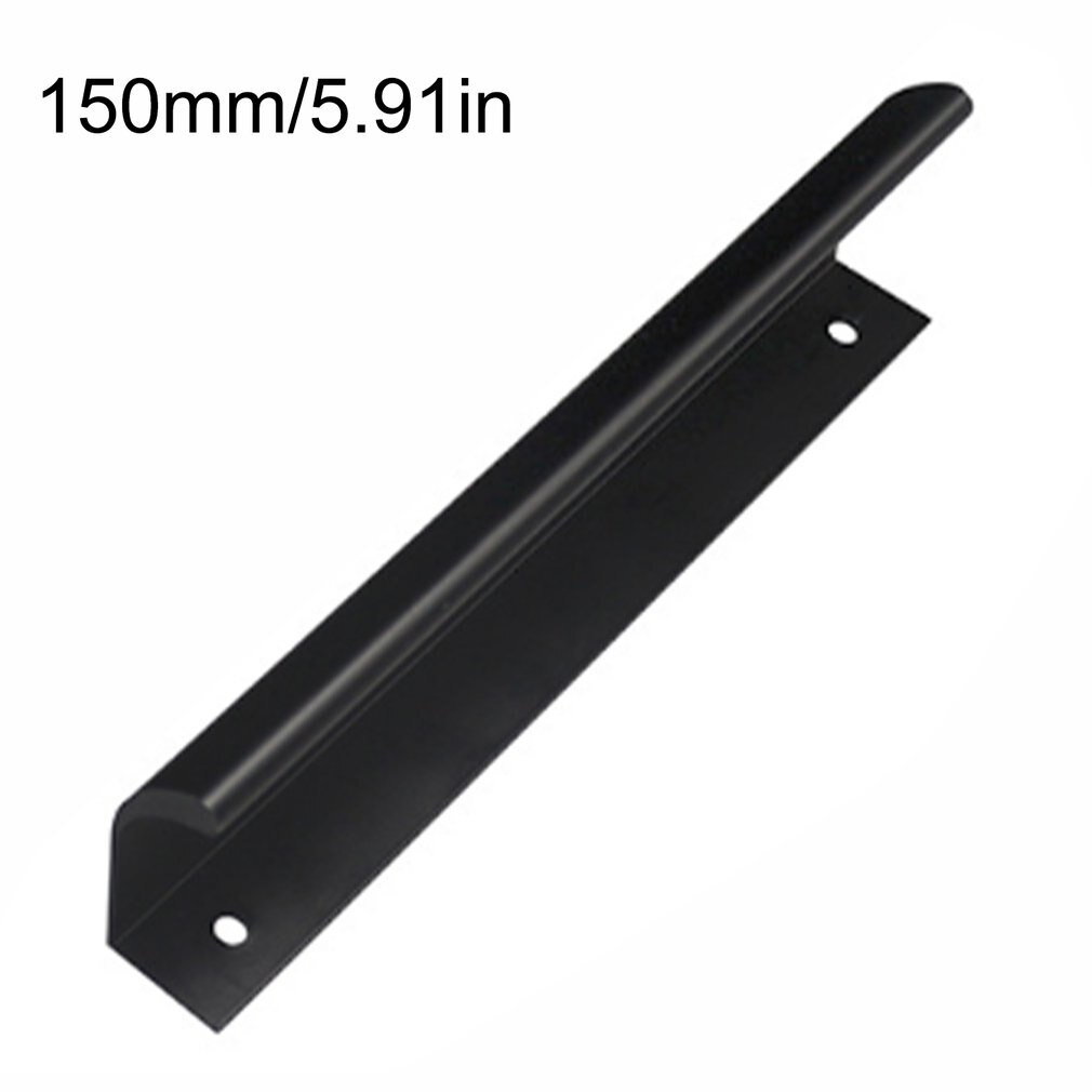 Invisible Strip Curved Handle Cabinet Zinc Alloy Kitchen Cabinet Drawer Handle Smooth Surface: 150MM