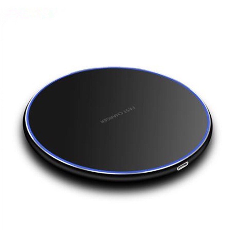 10W Fast Wireless Charger For iPhone X/XS Max XR 8 Plus for Samsung Xiaomi Huawei phone charger wireless: 10W Black