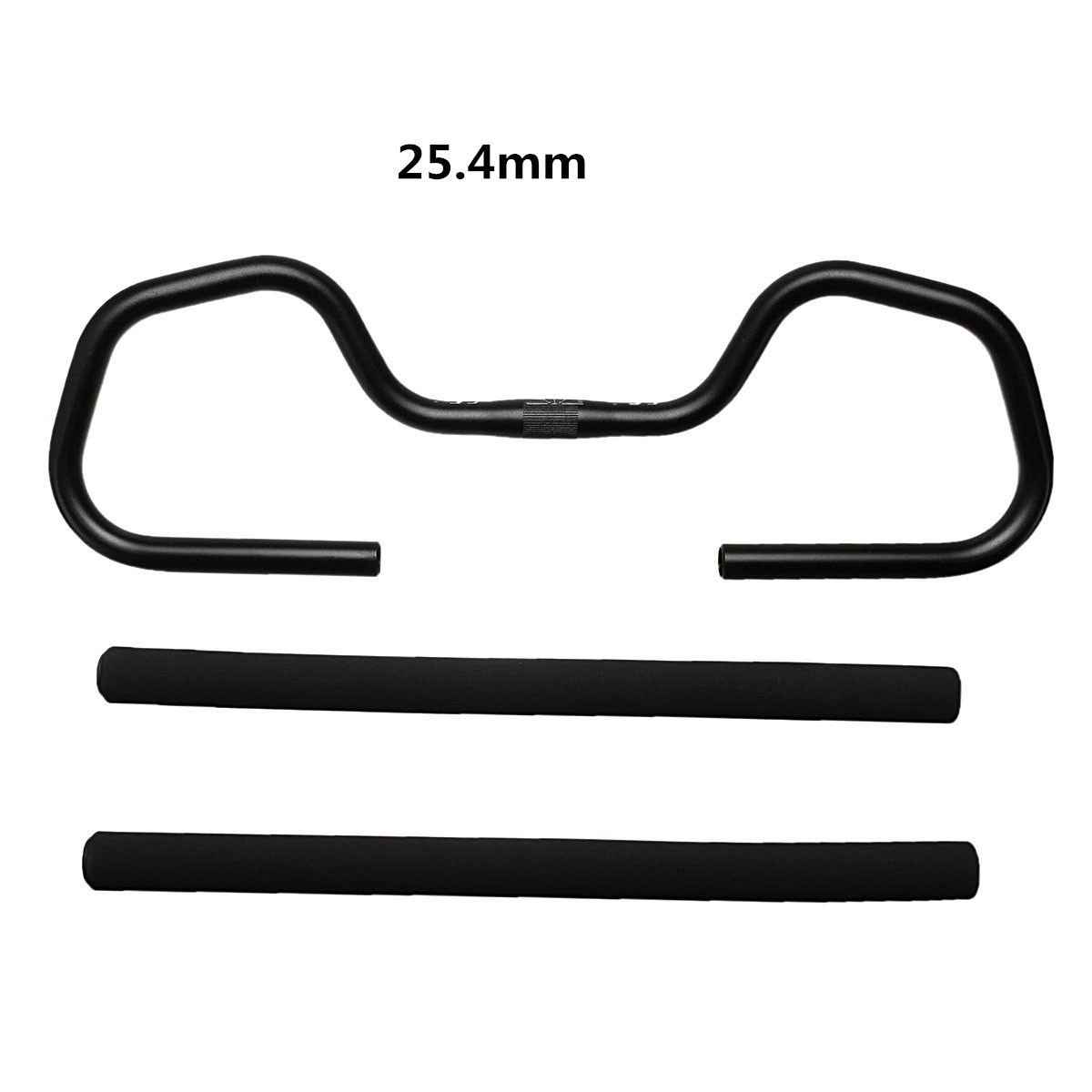 Mountainbike stuur 25.4mm 31.8mm aluminium racefiets stuur rest lange afstand fiets stuur: 25.4mm