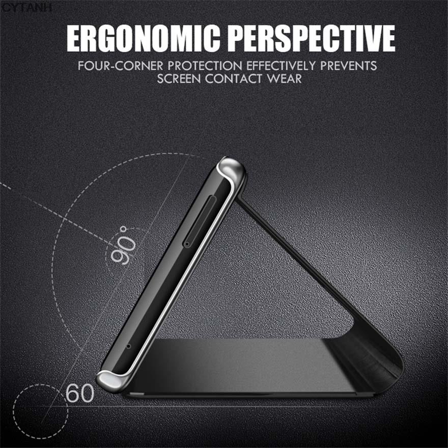 Magnetische Smart Spiegel View Flip Cover Voor Xiaomy Xiaome Xaiomi Xiaomi Mi10t Mi 10 T T10 10 T Pro Case schokbestendig Boek Stand Coque