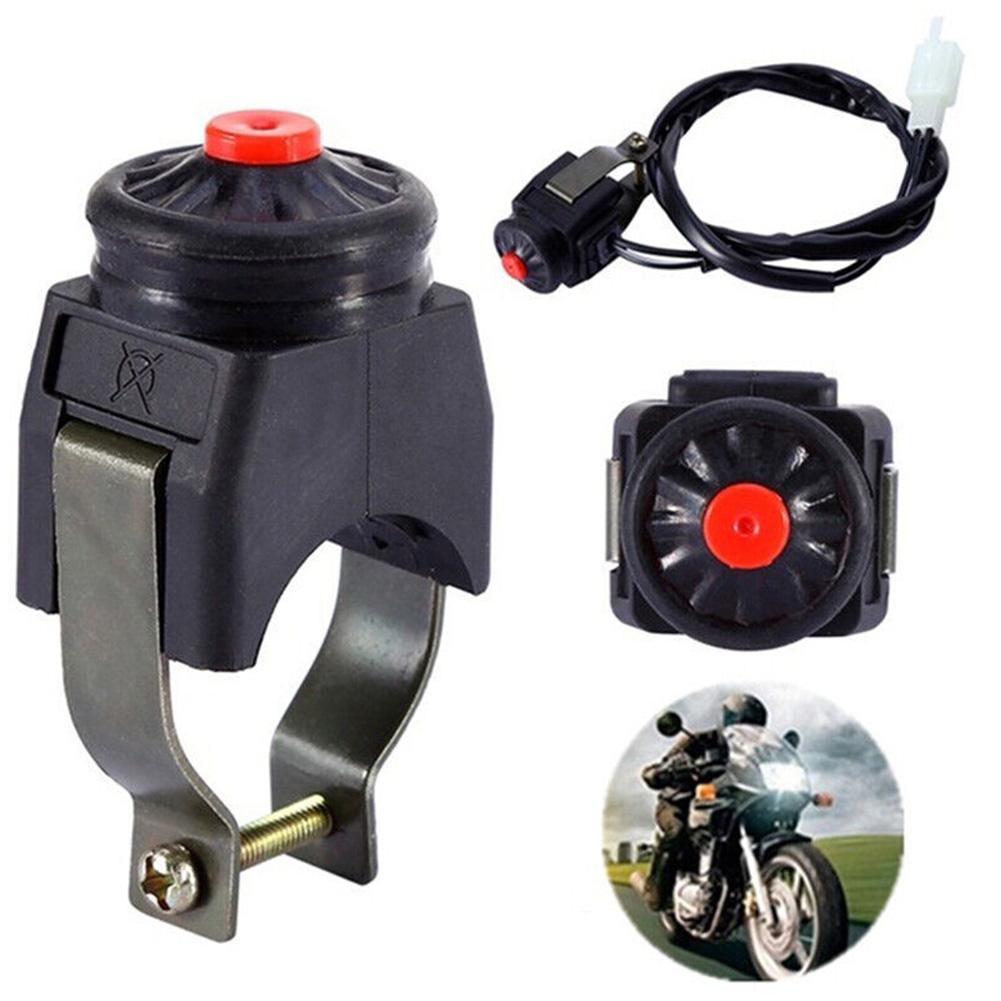 Universal Motocicleta Kill Switch, botão vermelho, Horn Starter, Dirt Bike, ATV, UTV, Dual Sport, 22mm Guiador, Montado Barras
