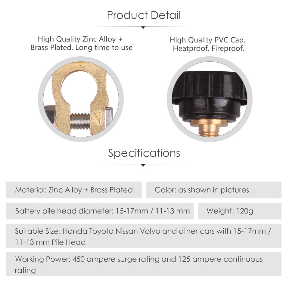 Batterij Disconnect Switch Top Mount Knop Afgesneden Master Kill Terminal Negatieve Klem Adapter forCar Voertuig Truck Boot