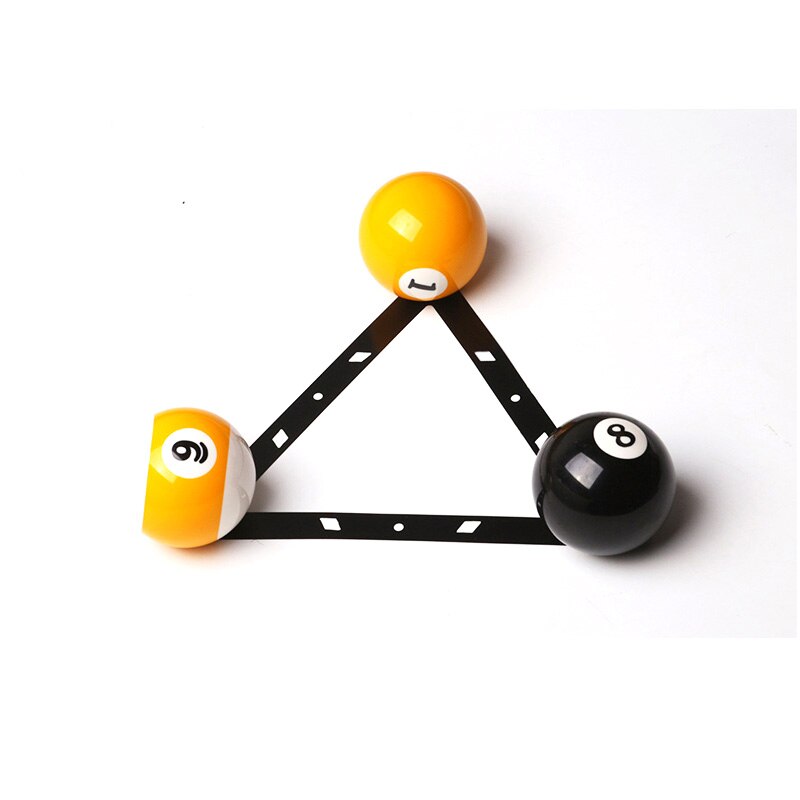 8 9 10 bold kick-off film billard magisk stativ pool kø tilbehør 6 stk 8 bold bold holder ark bord bold papir