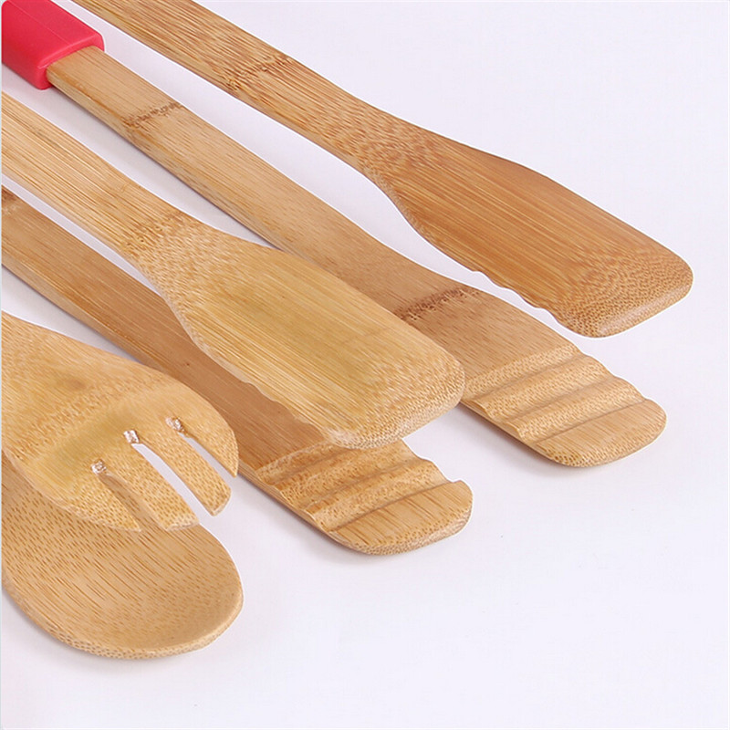 Pinzas largas de madera para tostadora, pinzas de cocina para pan de bambú, pinzas para asar comida y barbacoa, pinzas de madera, utensilios de cocina para comida