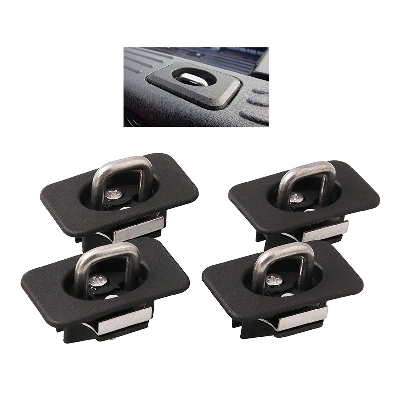 4pieces Pickup Truck Tie-Down Anchor for Ford F-150 1998 Car Part