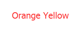 Sko tilbehør  yj004: Orange gul