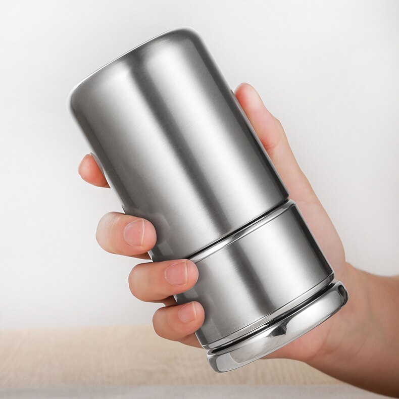 Thermos water Bottle Vacuum 304 Stainless Steel garrafa de agua Portable office travel teapot tea cup with built-in strainer