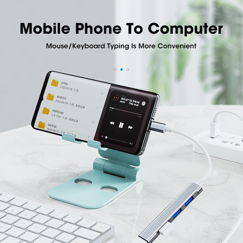 USB C HUB USB 3.0 HUB Splitter 3 USB-C Dock Adapter USB-C 3.1 Multi Port Dock Adapter For Macbook Pro HUAWEI Matebook Computer