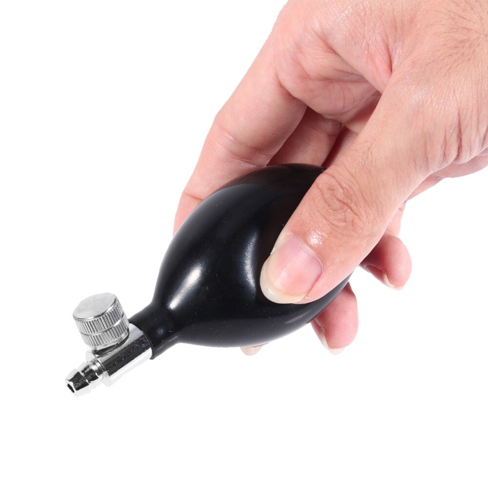 Vervangende handmatige bloeddrukmeter van latex met luchtventiel, zwart, arriveert