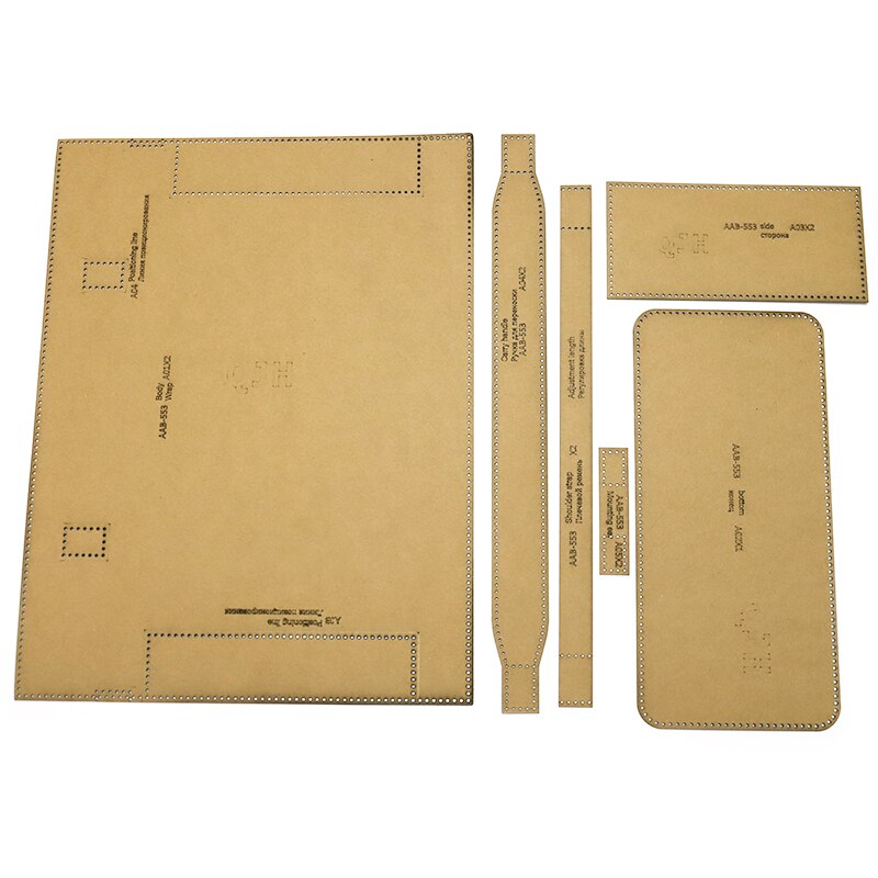 1Set DIY Kraft Paper Template Simple and Stylish Women Shoulder Bag handbag Leather Craft Pattern DIY Stencil Sewing Pattern