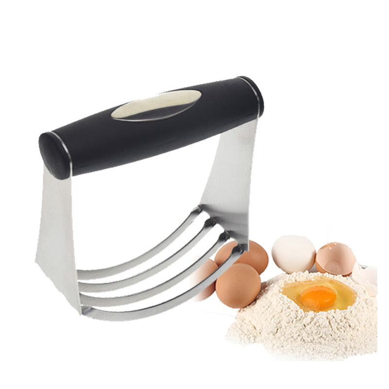 Cortador de repostería y Raspador Set batidora de masa de acero inoxidable, espátula-cortador de masa para Pizza/galletas-Picadora herramientas para masa para hornear: Pastry Scraper