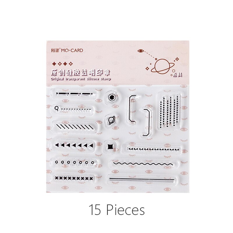 Cute Rubber Stamp Transparent Silicone Seal for DIY Scrapbooking Photo Album Diary Decorative Stamp Crafts School Office Supply: D