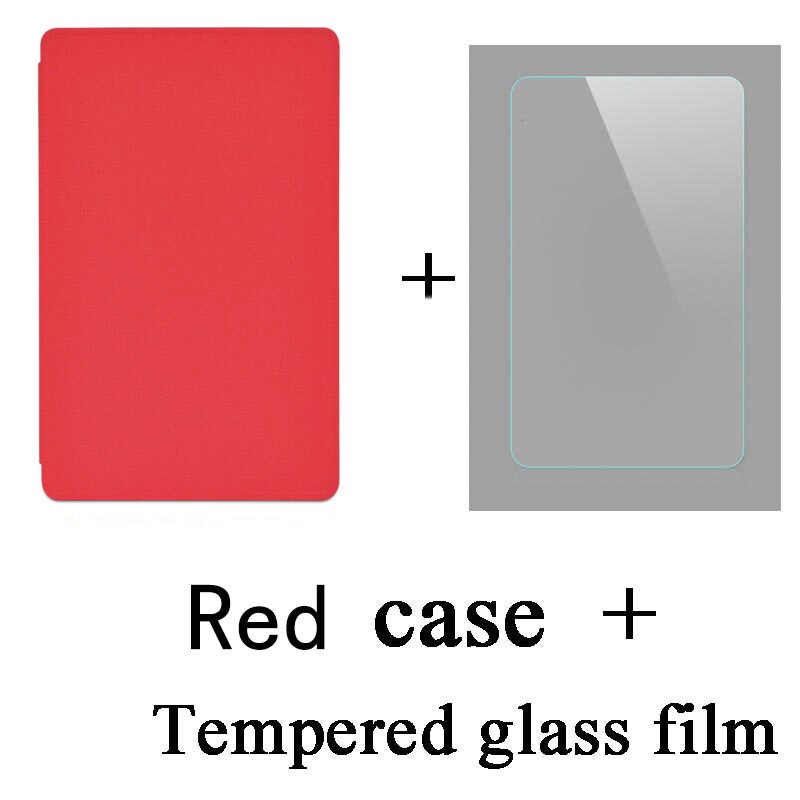 Etui til alldocube x neo 10.5 tommer tablet anti-kollisionsbeskyttelse stativ cover cover til cube x neo: Stil 1 rød-tg film