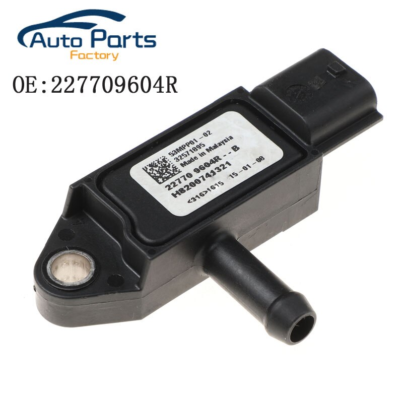 DPF Exhaust Differential Pressure Sensor For NISSAN RENAULT 1.5 1.9 2.0 DCI 227709604R 53MPP01-02