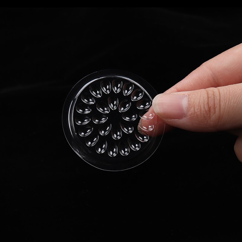 HEIßER 100 stücke Einweg Halfter Aufkleber Kleber Klebe Palette Für Wimpern Verlängerung Wimpern machen-hoch Werkzeuge Kunststoff Blume Wimpern