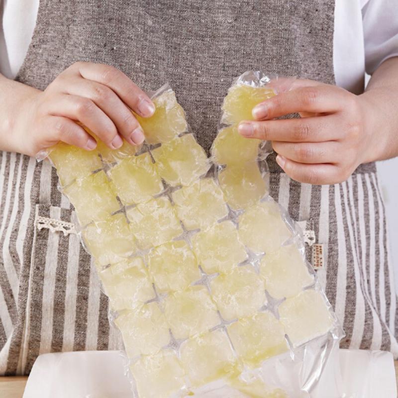 10 teile/paket Einweg ice-Taschen Eiswürfel Mold Eisform Sommer DIY Trinken Werkzeug Küche Gadgets Isoliert lebensmittel PE