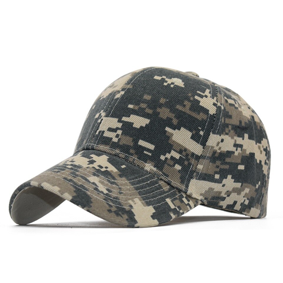 Caluriri mænd camouflage bomuld baseball hat salgsfremmende jean dad hat 6 panel åndbar sport mesh baseball cap til kvinder: 6