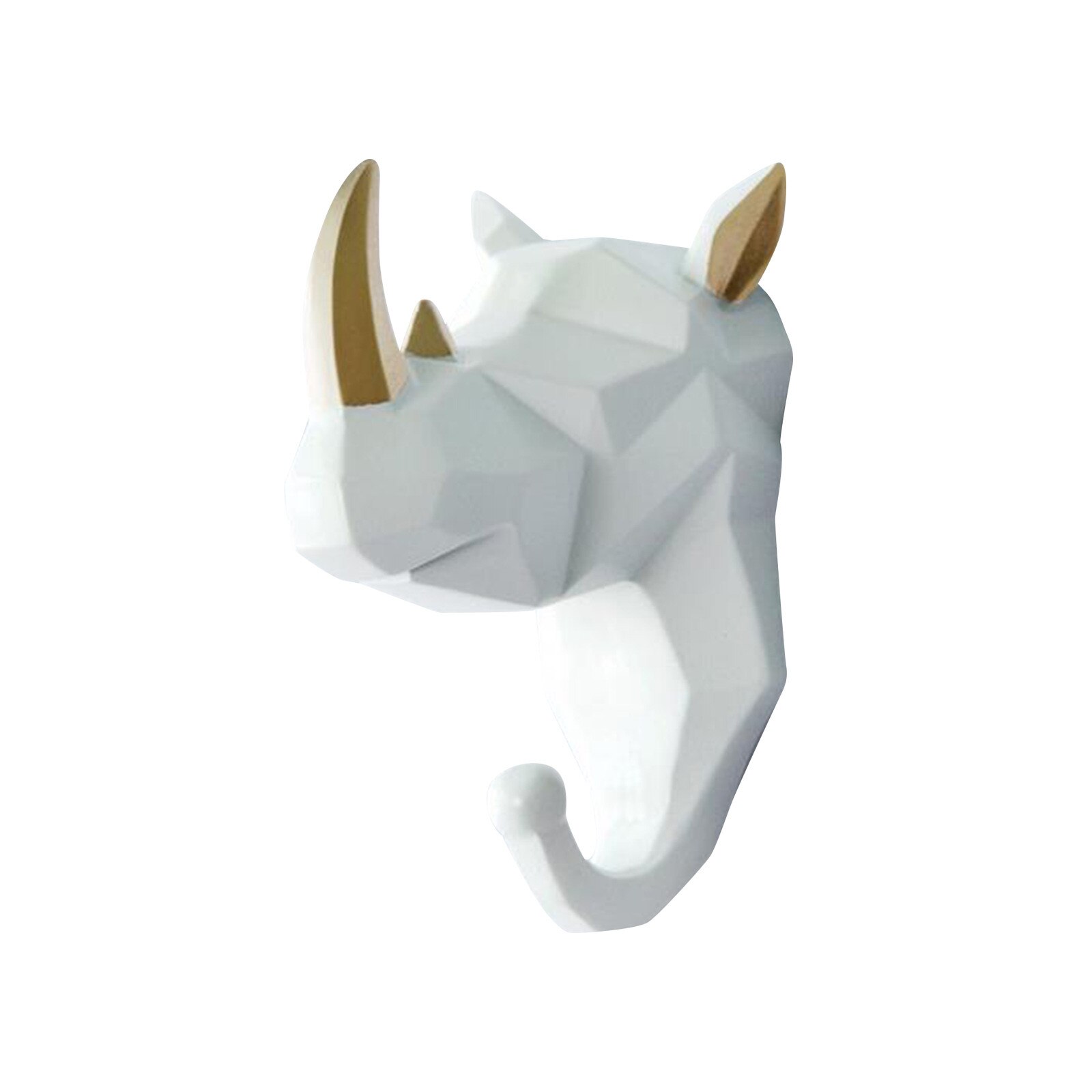 Creatieve Muur Haken Dier Decoratie Hars Houtnerf Haken Slaapkamer Deur Na De Dieren Haken 3d Haak Enkele Muur Hanger: D