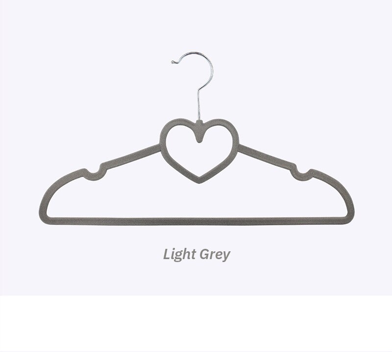 Cintres en velours pour vêtements, lot de 10/20 pièces, 42CM: GRAY / 42CM 20PCS