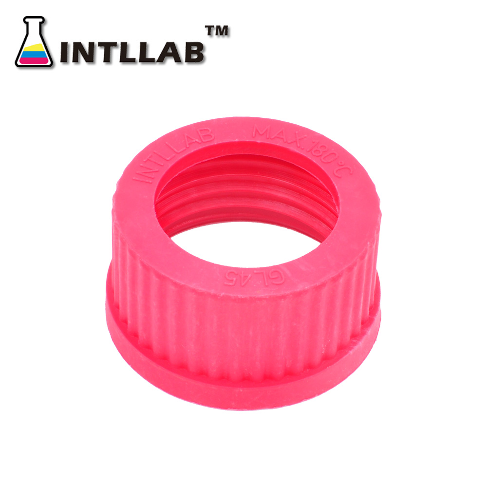 INTLLAB GL Screw Cap GL45 Cap (with 316 stainless steel) with PET and 316 stainless steel