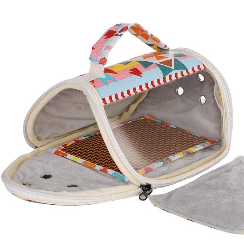 Vogel Carrier Parrot Hamster Reistas Ademend Valkparkiet Conure Van Uitgaande Tas