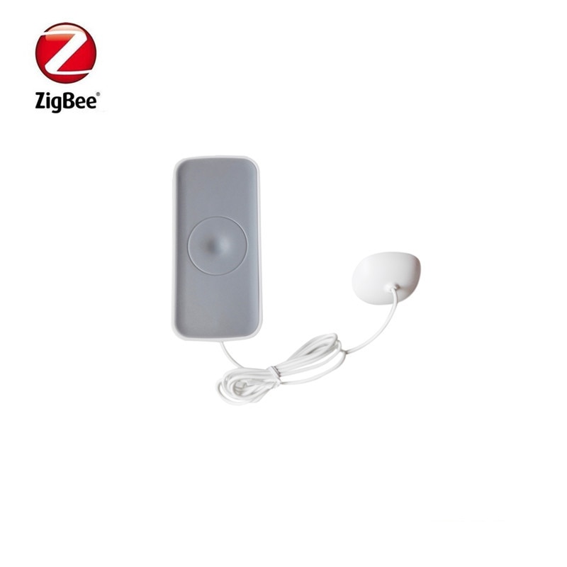 Heiman-Sensor inteligente de fugas de agua Zigbee3.0, Detector de fugas de agua, funciona con la mayoría de las puertas de enlace estándar Zigbee