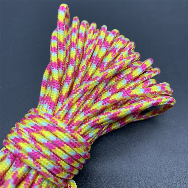 Corde de Parachute 10 mètres/lot, 3mm, Lan, pour Type Mil Spec, équipement de survie, Camping, escalade, masque, bricolage: 22