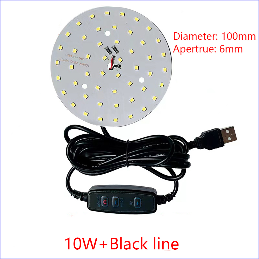 1 Stuks Dc 5V Dimbaar 5730 Smd Led Lamp 1W 2W 3W 4W 5W 10W Led Licht Kralen Wit Warm Wit Licht Met 10 Stappen Aan Te Passen Schakelaar.