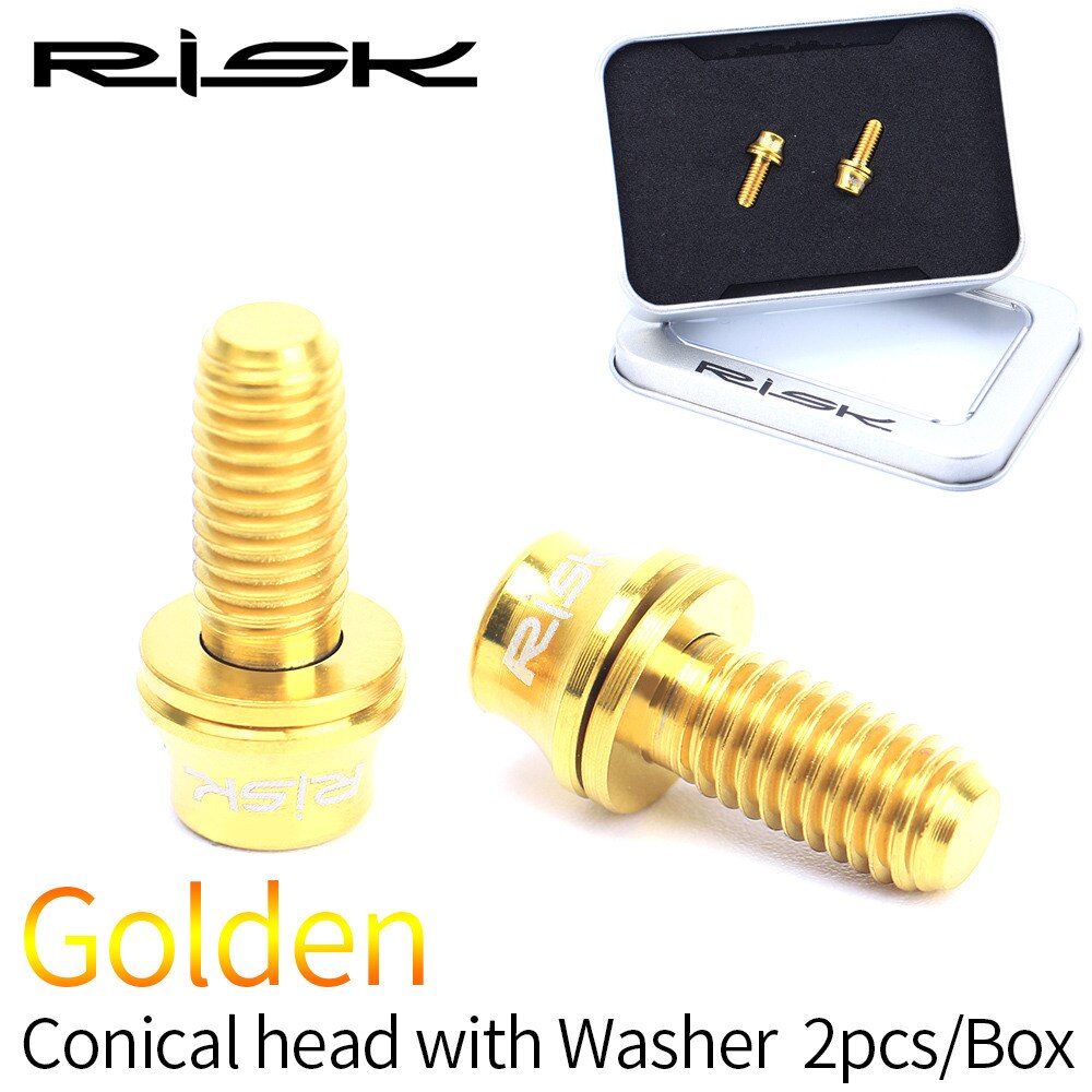 Lot De 4 Boulons M5x12mm En Titane Pour Porte-Bidon Vélo - Alliage GR5, Léger