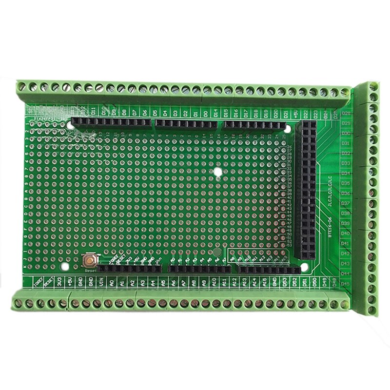 Prototype schroef-/aansluitblok-shieldboardkit voor arduino omega -2560 r3 u1je