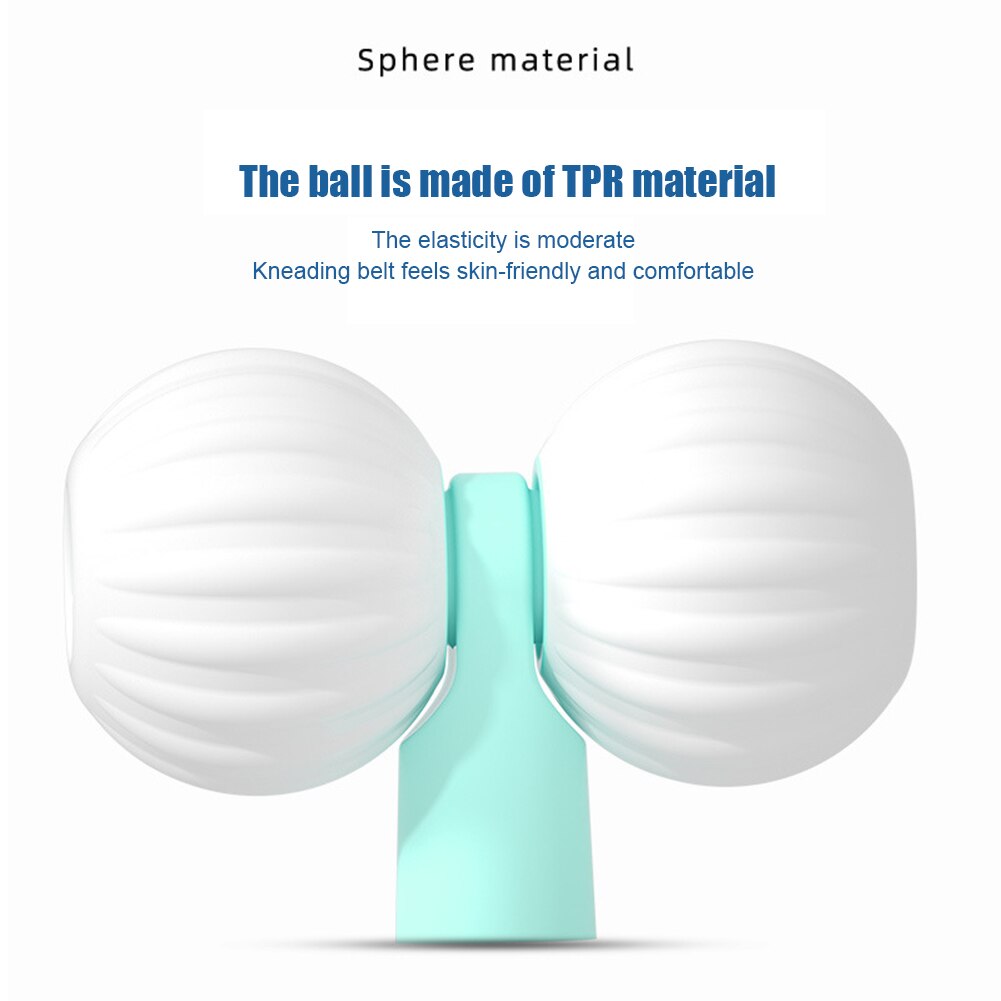 Dual Trigger Point Therapy Neck Massager Neck and Shoulder Roller Self-Massage Tool Pressure Relieve Hand Deep Massage