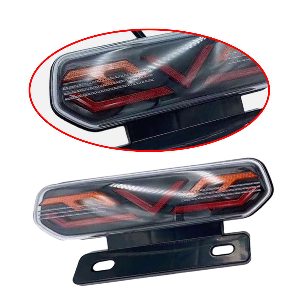 Motorsykkel baklys bremselys atv baklys stopp blinklys indikator blinklys universal for motorsykkel
