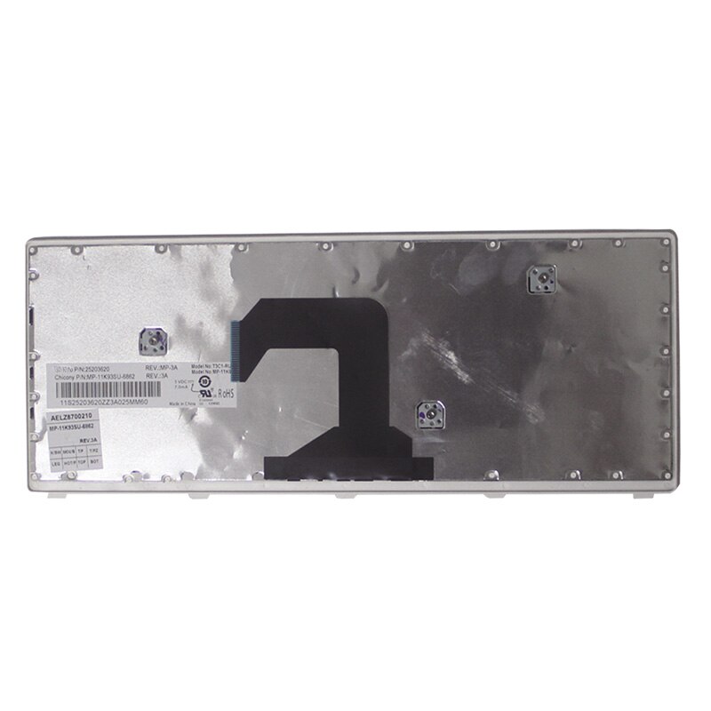 Russian Laptop keyboard for LENOVO IdeaPad U410 RU keyboard with silver Frame MP-11K93SU-6862