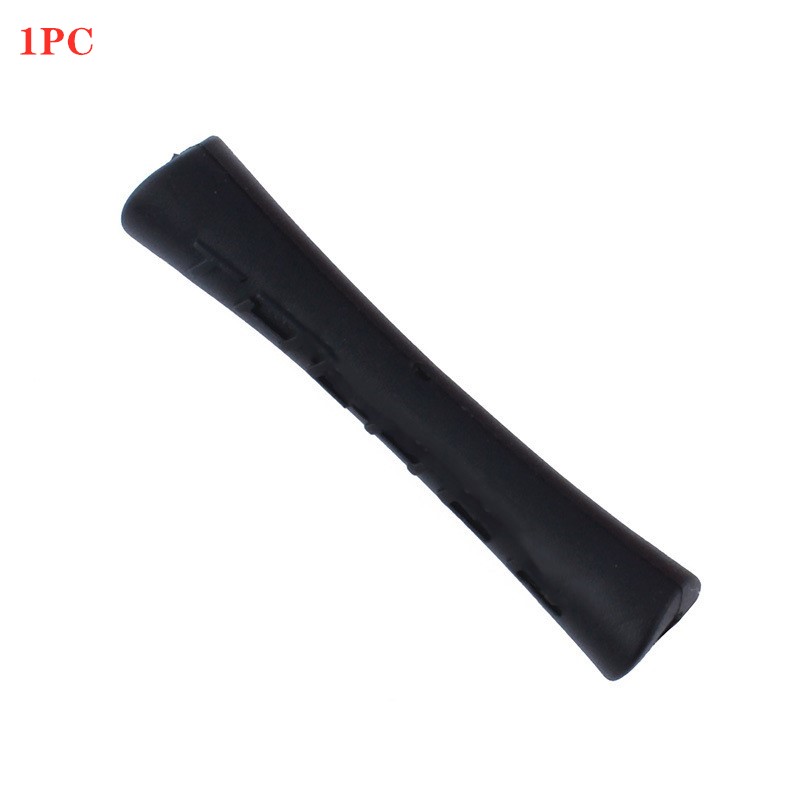 Fiets Mouw Verf Rubberen Kabel Beschermer Voor Pipe Line Brake Shift 1/2 Stuks 2 Kleuren Ultralight Mtb Frame beschermende Gidsen: 1PC Black