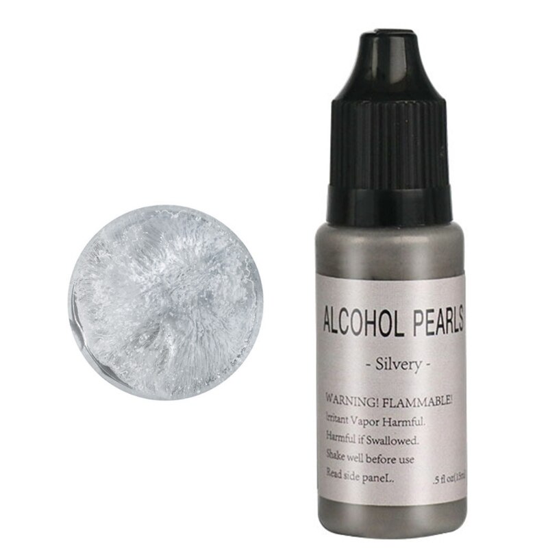 Resina de pigmento de Alcohol metálico, pintura concentrada a base de Alcohol, resina epoxi, colorante, artesanía de fundición de resina, 15ml