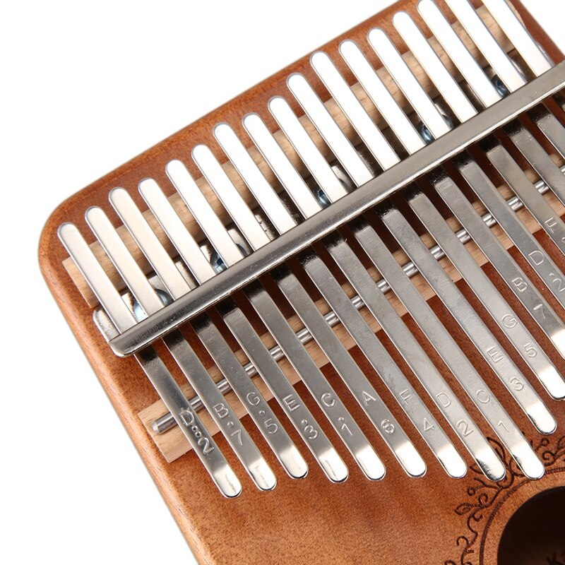 17 Keys Kalimba Piano Mahogany Musical Instrument