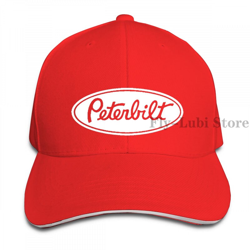 Peterbilt Aftermarket Baseball cap men women Trucker Hats adjustable cap: 1-Red