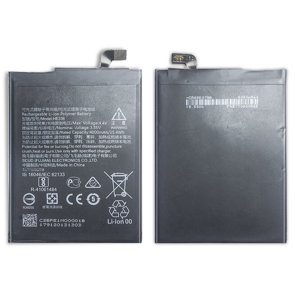 er338 4000mAh praktisch Batterie Für Nokia 2 Batterie Ersatz