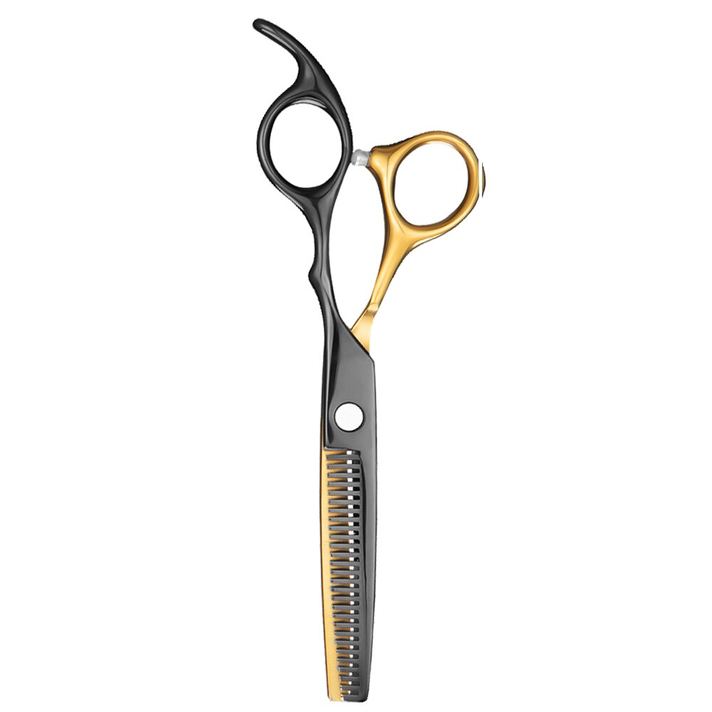 Yblntek 6 Inch Kappers Schaar Professionele Haar Snijden Schaar Set Dunner Kapper Scharen Salon Kappers Gereedschap: 6 inch thinning