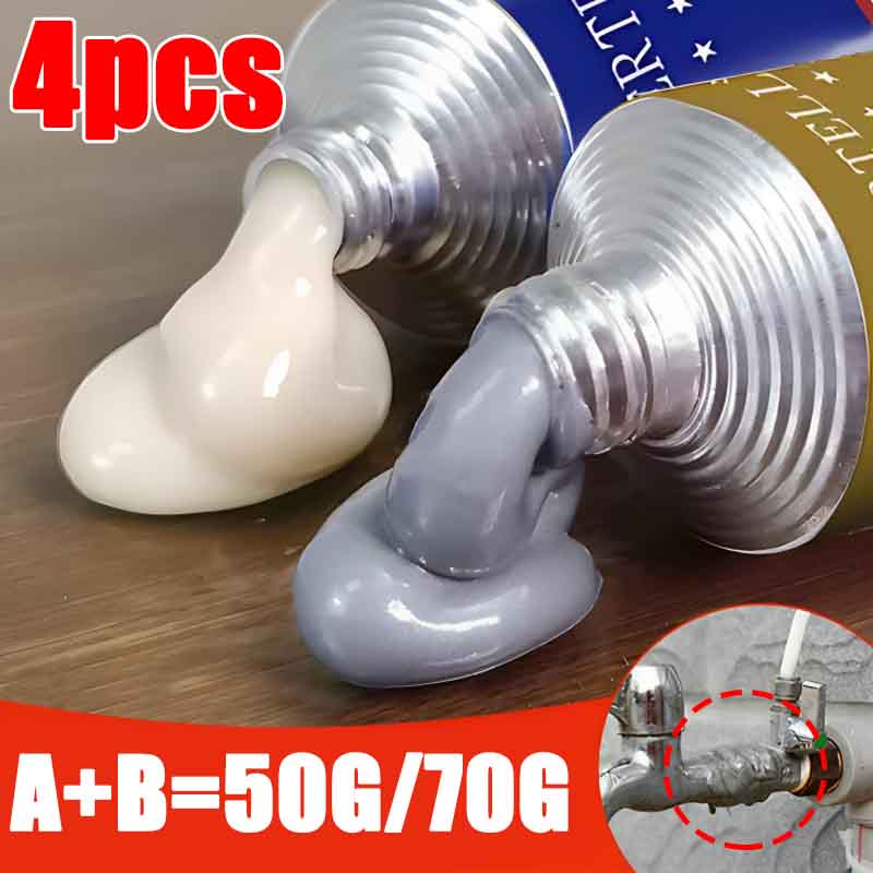 100 g Kaltschweißkleber, Metallreparaturkleber, hitzebeständig, AB-Dichtstoff, hochfestes Kunststoff-Reparatur-Gussklebemittel