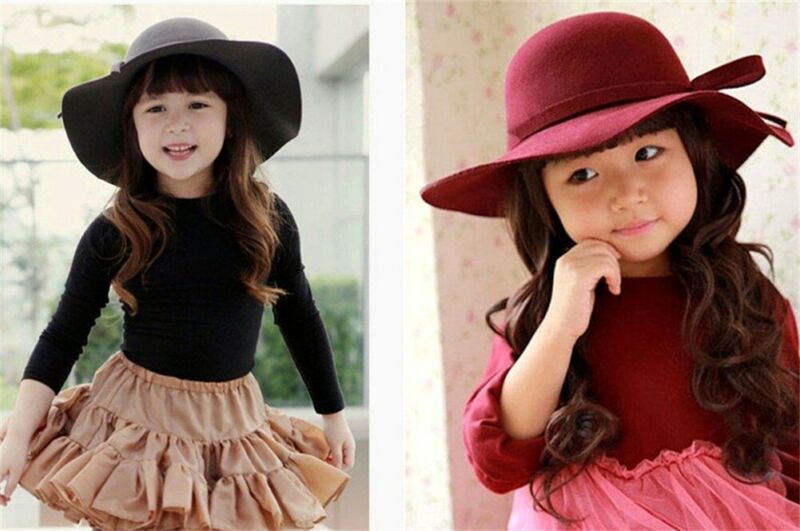 Sombrero de playa para bebé bonito encantador para niñas, ala ancha y flexible, Bowler, gorro de princesa, gorros de protección solar transpirables suaves a la