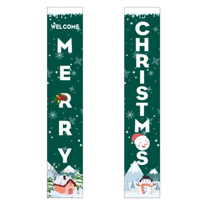 Cartel navideño para porche, decoración navideña para casa, porche exterior, pared, vacaciones