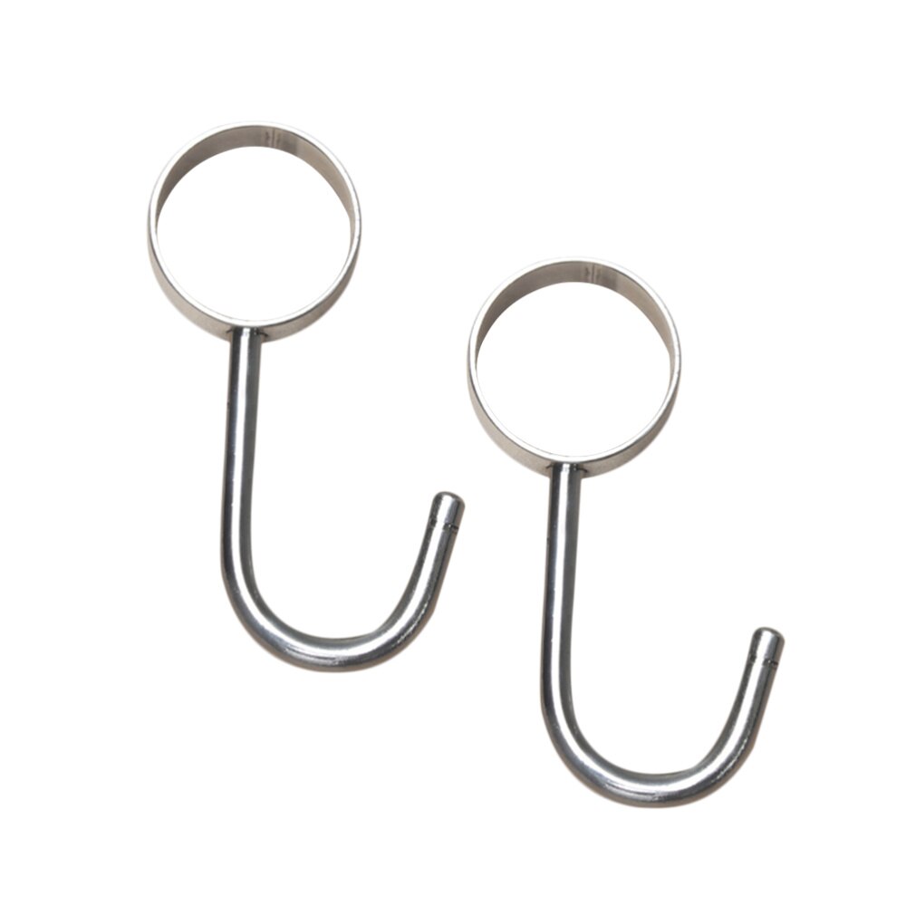 5pcs Hooks Household Reusable Practical Durable Stainless Steel Wall Hanger Hooks for Living Room Home Kitchen