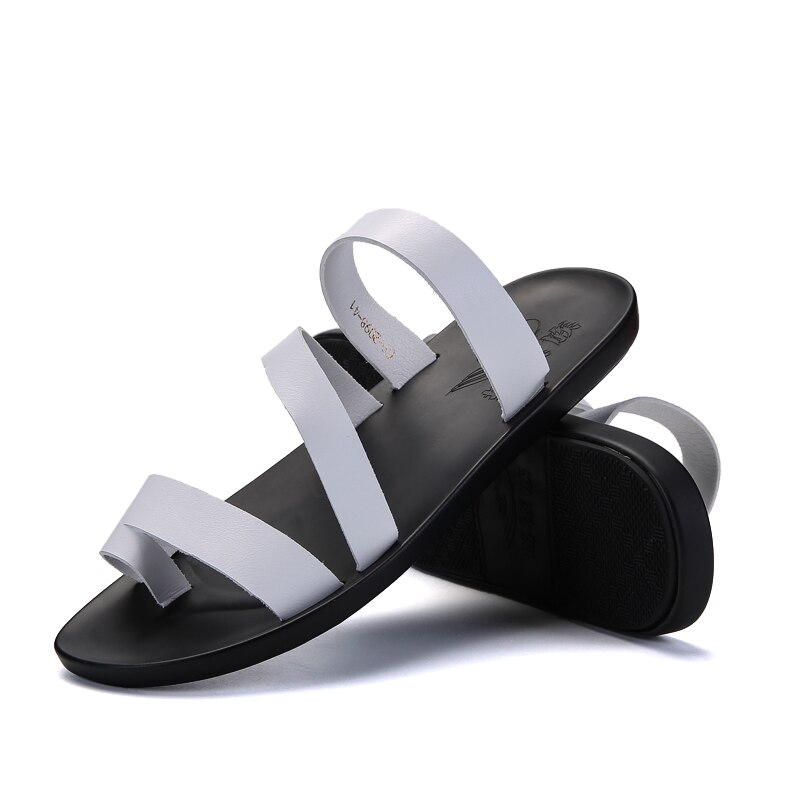 Sandaler tofflor sandles gladiator sandalen cuero beach ete transpirables slide couro sv sandaler sandalier herr man män