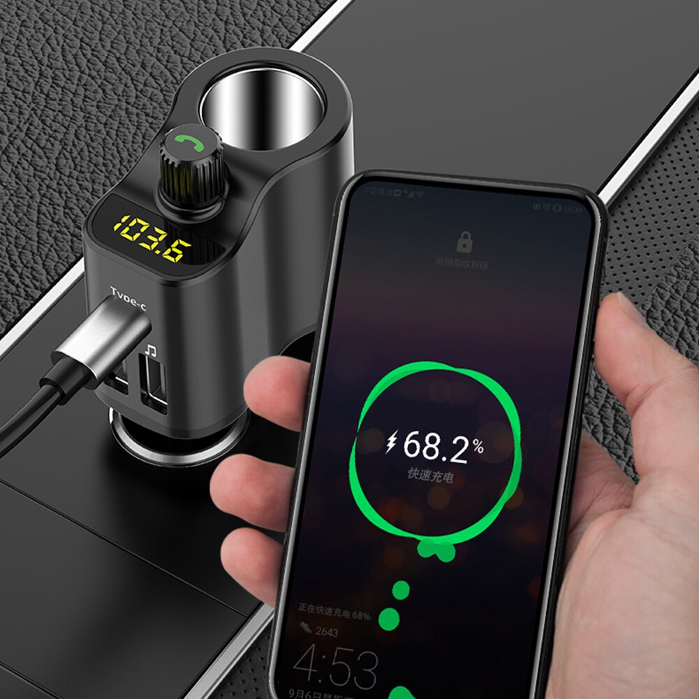 3.1A USB Car Fast Charger for 12V-24V Cars Dual USB Mobile Phone Charger Power Outlet with Digital Display Car Accessories