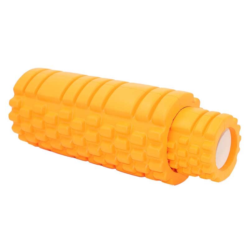 Fitness Back Roller Yoga Column Gym Fitness Foam Roller Pilates Yoga Exercise Muscle Massage Roller Soft Yoga Block: Orange