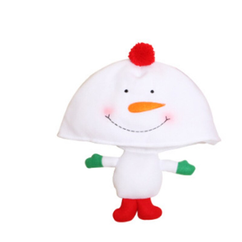 Adulto niños Navidad novedad sombrero disfraz gorra Reno Santa muñeco de nieve de Navidad: A snowman